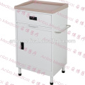 Hospital bedside locker with ABS top with castors or fixed base